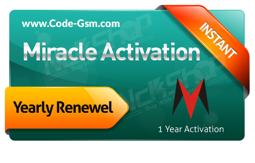 Miracle 1 Year Account Activation